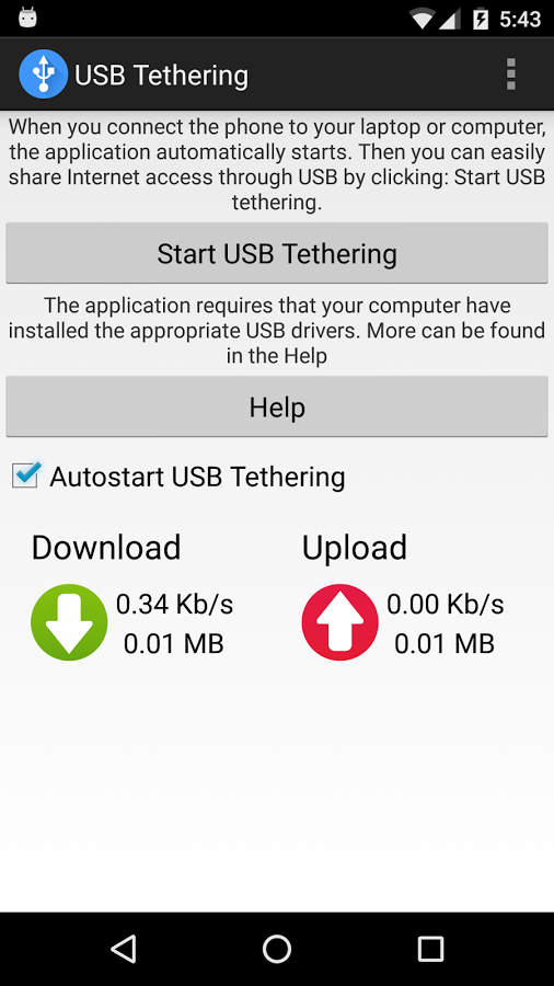 Download Usb Tethering App For Android